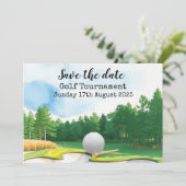 Invitation Golf Sauvez la date Tournoi de golf (Debout devant)
