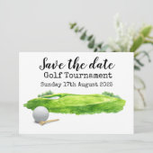 Invitation Golf Sauvez la date Tournoi de golf (Debout devant)