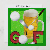 Invitation Golf - SRF (Devant / Derrière)