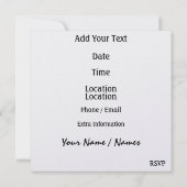 Invitation Golf - SRF (Dos)