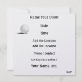 Invitation Golf - SRF (Dos)