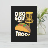 Invitation Golf sur Disque Et Tacos (Debout devant)