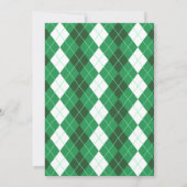 Invitation Golf Themed Birthday Party Modern Preppy Green (Dos)