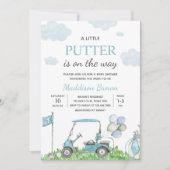 Invitation Golf Un Petit Baby shower À Putter (Devant)