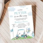 Invitation Golf Un Petit Baby shower À Putter