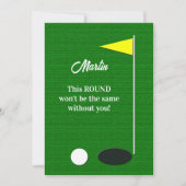 Invitation Golf Will You Be My Usher Proposal Cards (Devant)