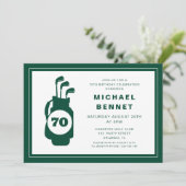 Invitation Golfe Moderne 70e Anniversaire (Debout devant)