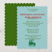 Invitation Golfer Golf Boule de golf et drapeau 30e anniversa (Devant / Derrière)