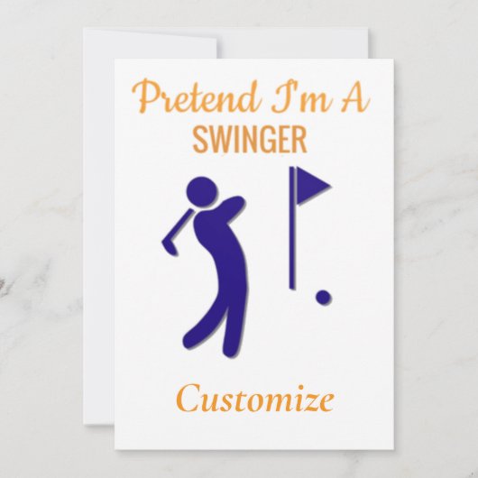 Invitation Golfeur en swingant Thunder_Thunder_Cove (Devant)