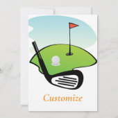 Invitation Golfeur en swingant Thunder_Thunder_Cove (Dos)