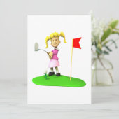 Invitation Golfeuse (Debout devant)