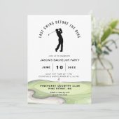 Invitation Golfing Bachelor Party (Debout devant)