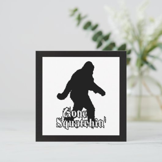 Invitation Gone Squatchin' (Debout devant)