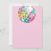 Invitation Good Times Disco Party Bachelortie Super (Dos)