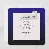 Invitation Good Times, papier toilette (Dos)