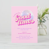 Invitation Good Times Super Pink Bachelorte (Debout devant)