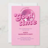 Invitation Good Times Super Pink Bachelorte (Devant)