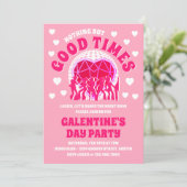 Invitation Good Times Super Pink Valentine's Day (Debout devant)