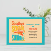 Invitation Goodby School Bonjour été (Debout devant)