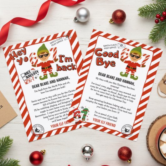 Invitation Goodbye Letter From Your Elf