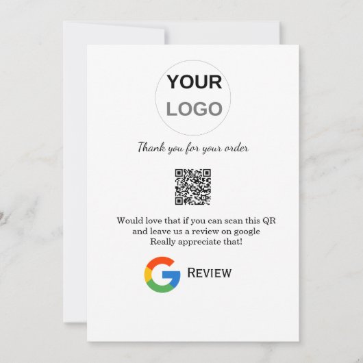 Invitation Google examen logo de l'entreprise Analyser QR exa (Devant)