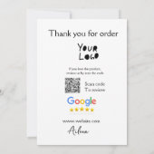 Invitation Google examen logo entreprise site Web scanner cod (Dos)