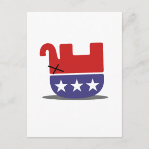 Invitation GOP d'éléphant mort