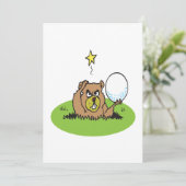 Invitation Gopher en colère (Debout devant)