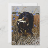 Invitation Gordon Setter (Dos)
