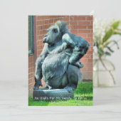 Invitation GORILLA (Debout devant)