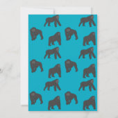 Invitation Gorillas Happy Birthday (Dos)