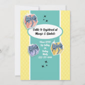 Invitation Gossiping Fête des mariées de la fête de la femme  (Dos)