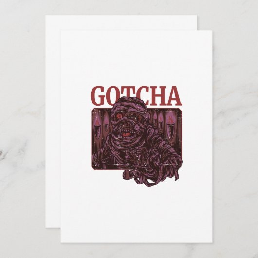 INVITATION GOTCHA (Devant / Derrière)