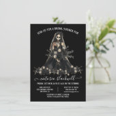 Invitation Goth Corpse Bride Fête des mariées (Debout devant)