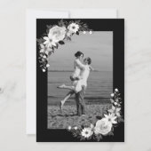 Invitation Goth Jusqu'à la mort Fêtons-nous Fête des mariées (Dos)