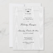 Invitation Goth Til Death Fête Squelette Fête des mariées (Dos)