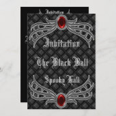 invitation gothic3. (Devant / Derrière)