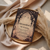 Invitation Gothic Arch Midnight Birthday