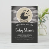 Invitation Gothic Baby Shower Halloween (Debout devant)