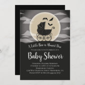Invitation Gothic Baby Shower Halloween (Devant / Derrière)