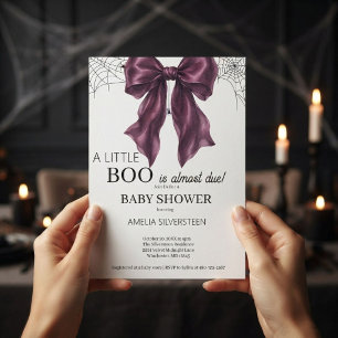 Invitation Gothic Coquette Un petit bébé Halloween