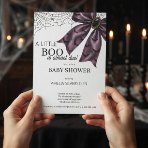 Invitation Gothic Coquette Un petit bébé Halloween