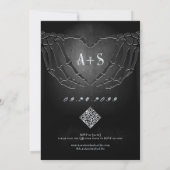 Invitation Gothic Dark Till Death Emo Whimsygoth Wedding (Dos)
