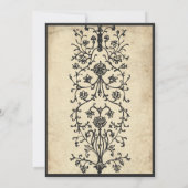 Invitation Gothic Parchment Medieval Until Death Wedding (Dos)