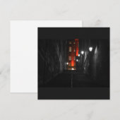 Invitation Gothic Staircase (Devant / Derrière)