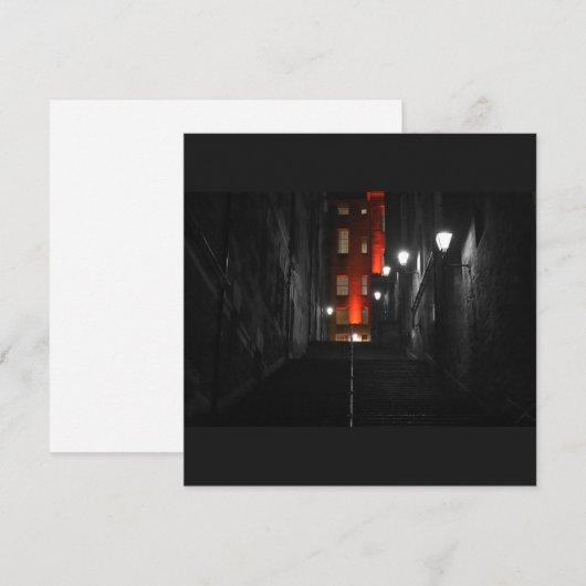 Invitation Gothic Staircase (Devant / Derrière)