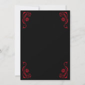 Invitation Gothic Til Mariage de la mort (Dos)
