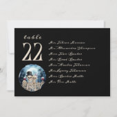 Invitation Gothique Amateurs de Tarot Mariage Table Pas de Se (Devant)