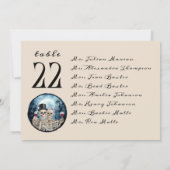 Invitation Gothique Amateurs de Tarot Mariage Table Pas de Se (Dos)