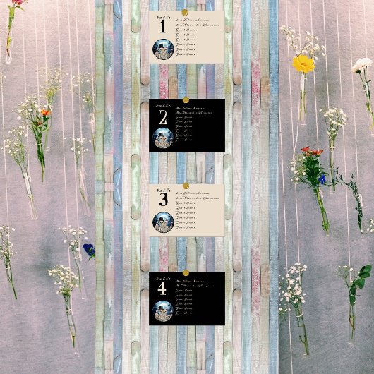 Invitation Gothique Amateurs de Tarot Mariage Table Pas de Se